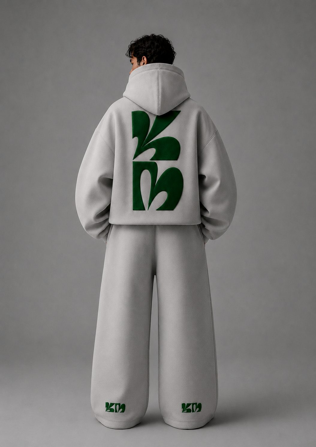 Suede flock — green