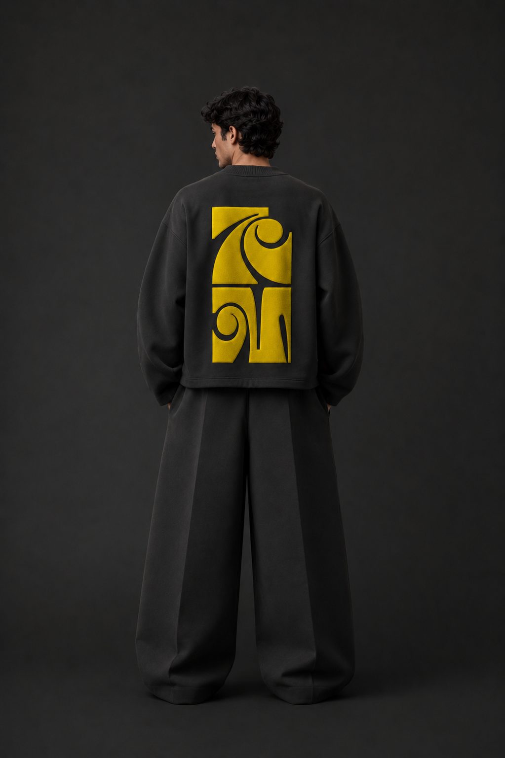 Puff print — yellow